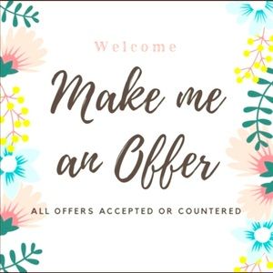 All reasonable offers are considered!